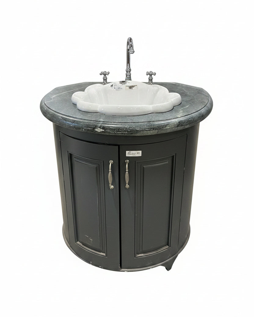 Bathroom Vanity, Stone top Sink and Faucet, CL1