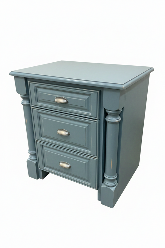 Cabinet, kitchen Base Blue, 3 Drawer CX9