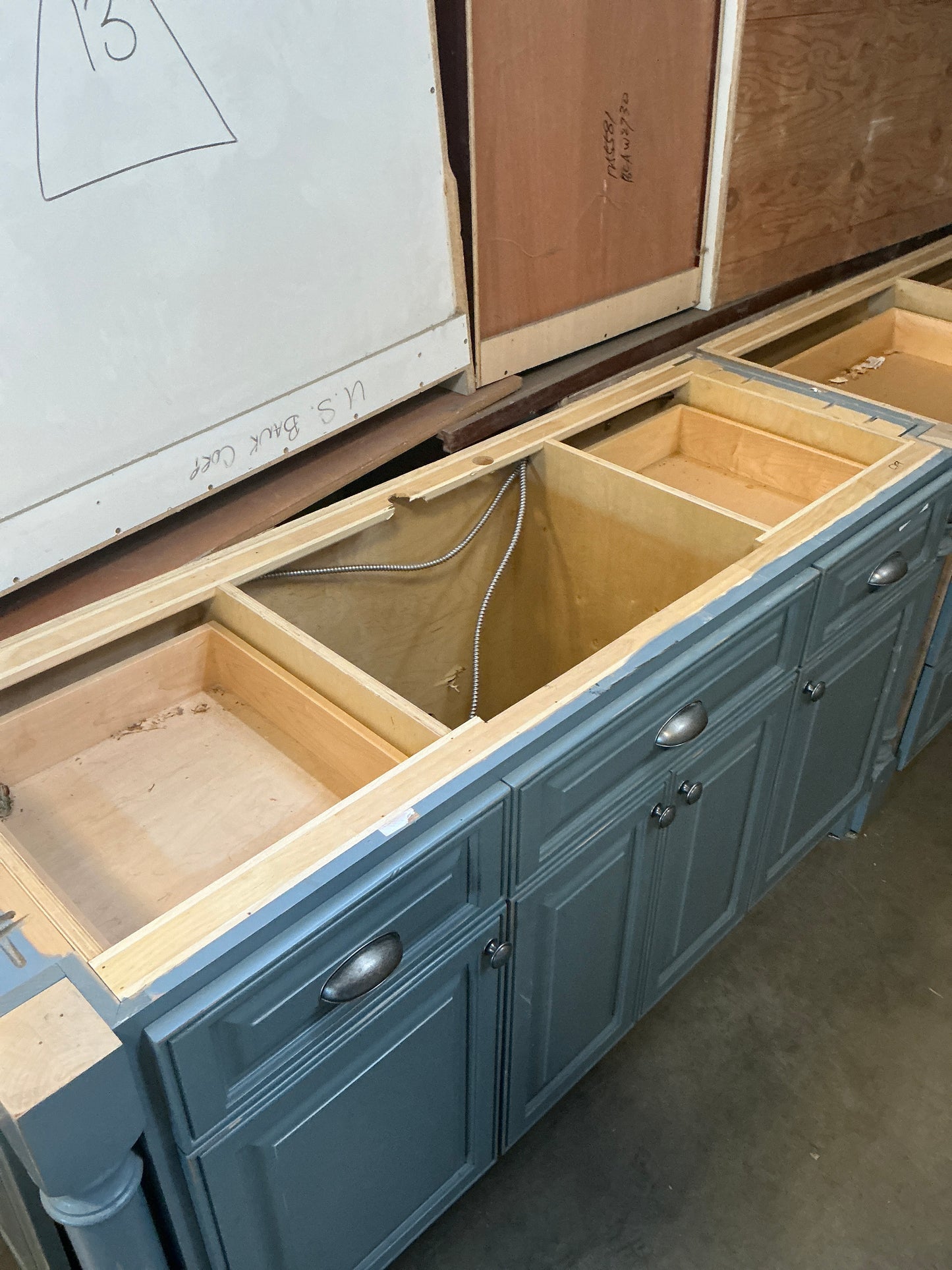 Cabinet, kitchen Base Blue, CX9