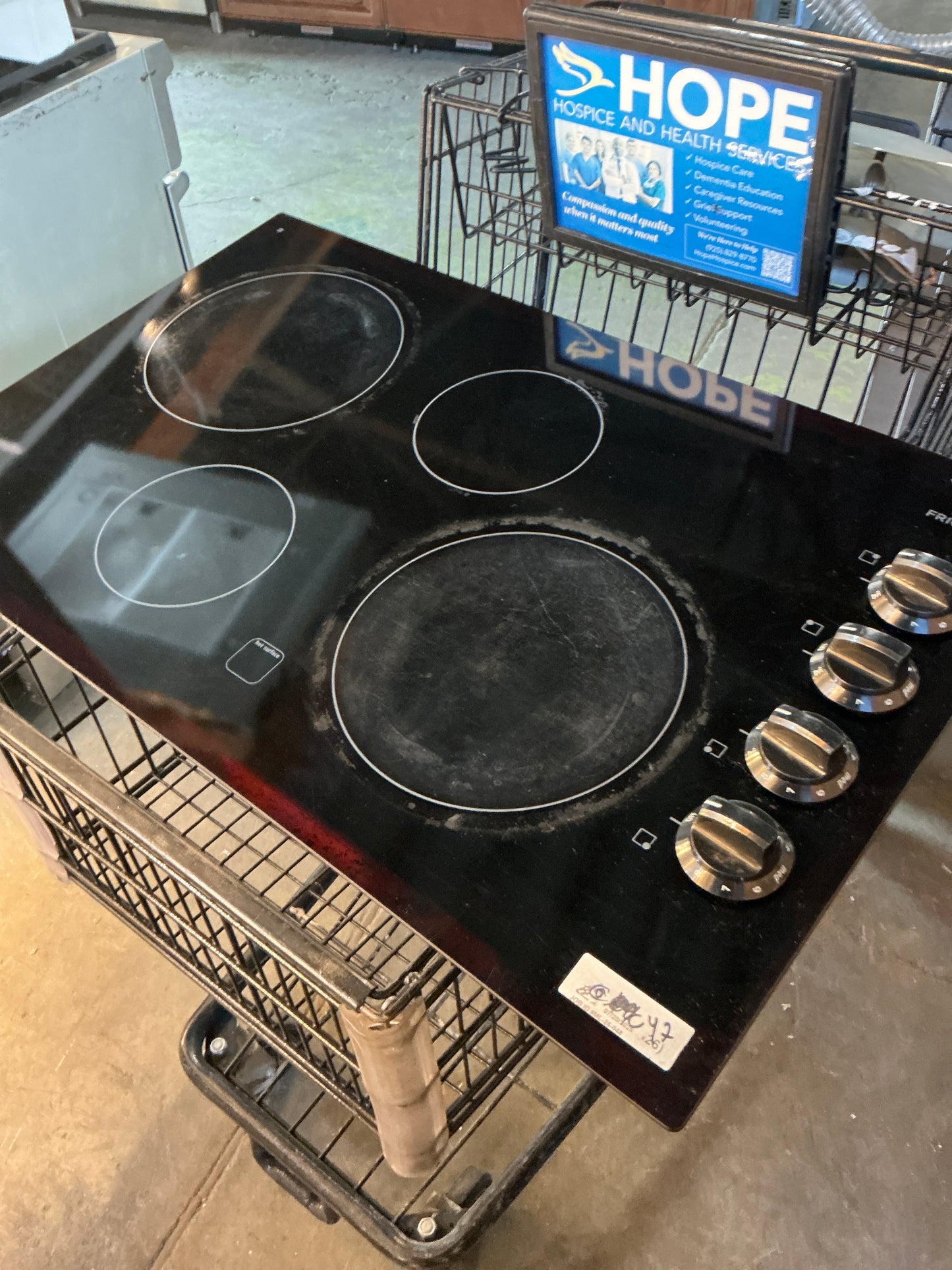 Cooktop, electric, glass, Frigidaire, 32 1/2", CY2