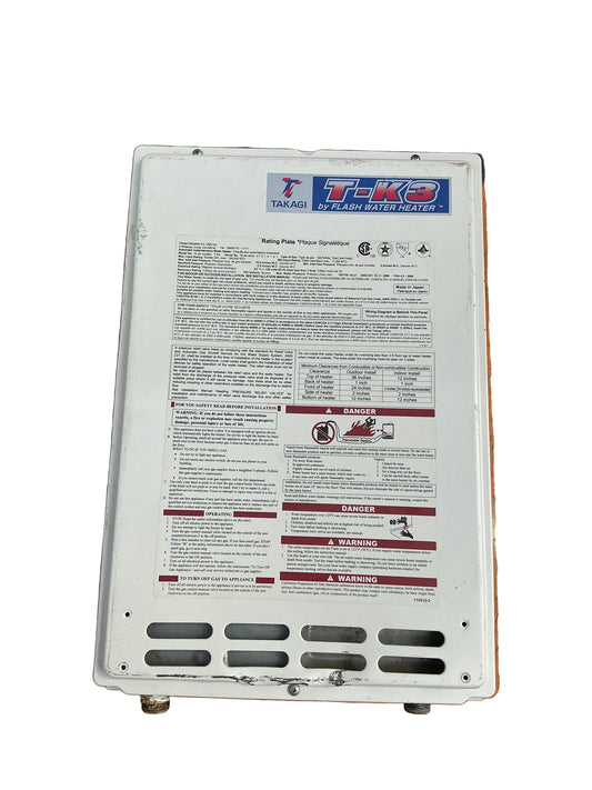Water heater, Takagi, TRP