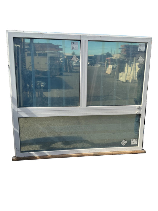 Window · Vinyl · Slider over Fixed · White · 72×82 · TRP