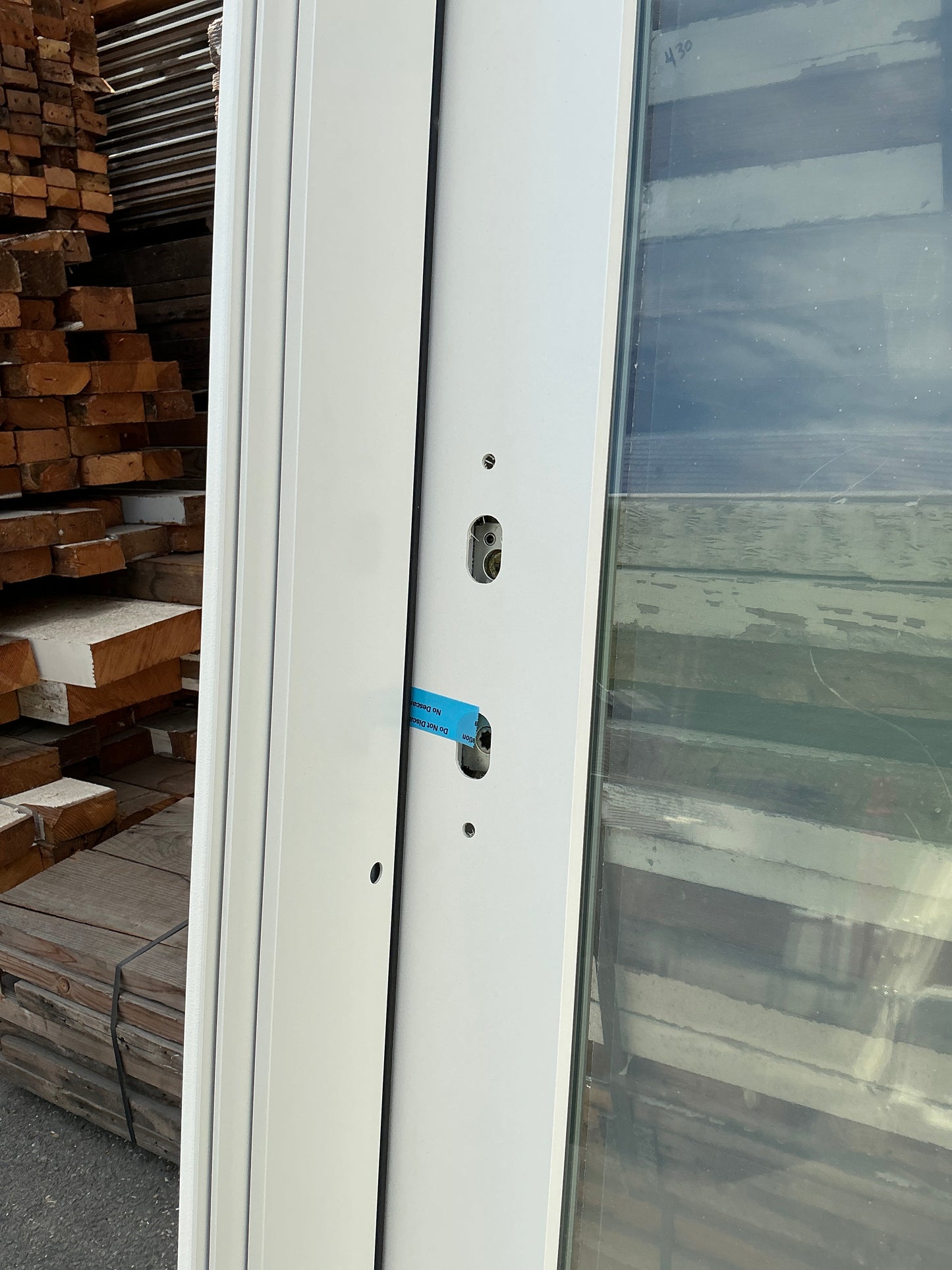 Door, exterior, Right Swing White ARG