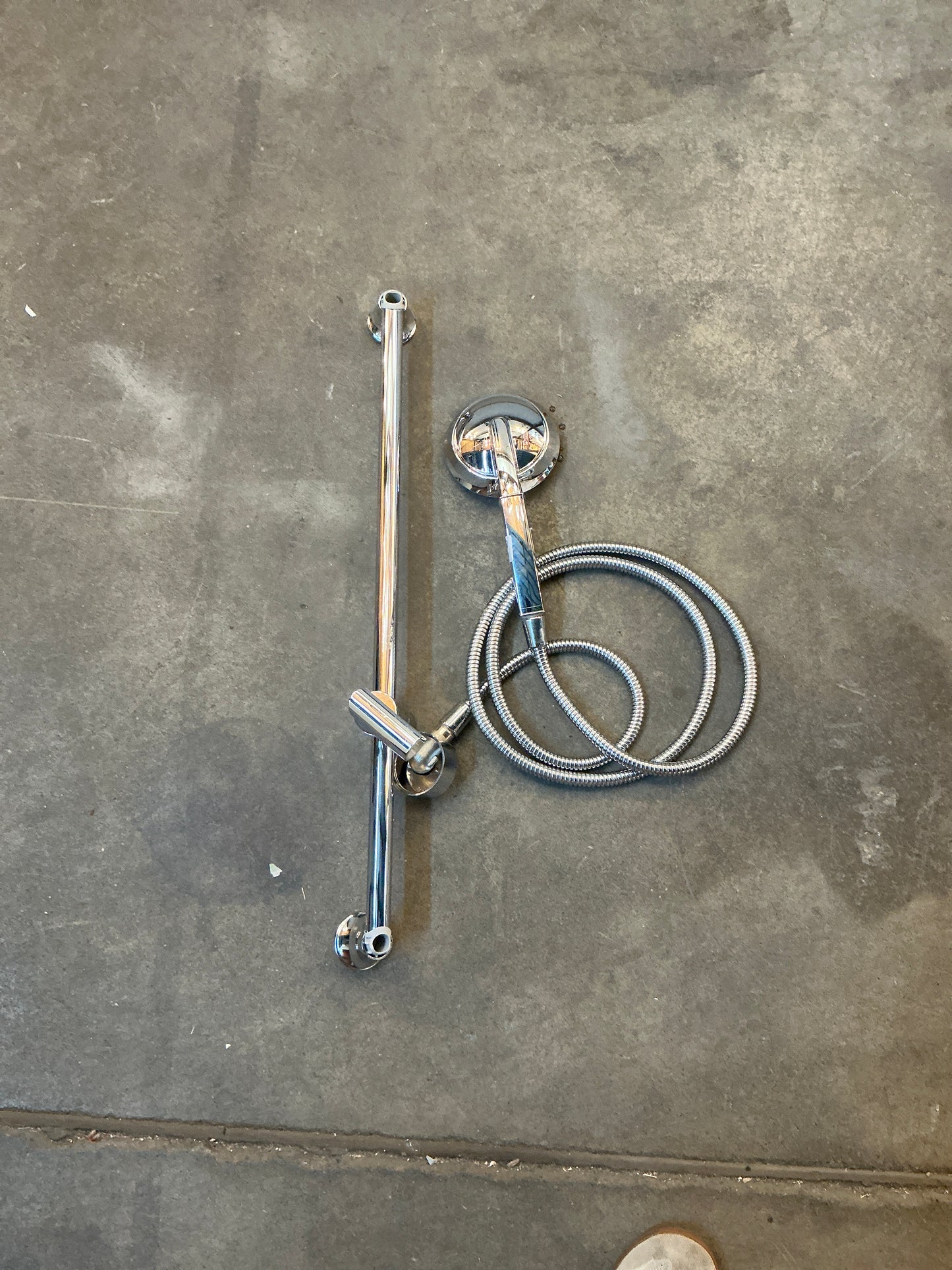 Shower head, handheld, chrome, slide bar, CX9