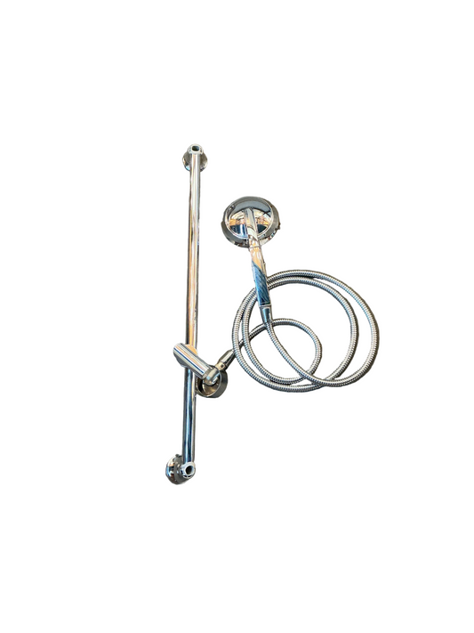 Shower head, handheld, chrome, slide bar, CX9