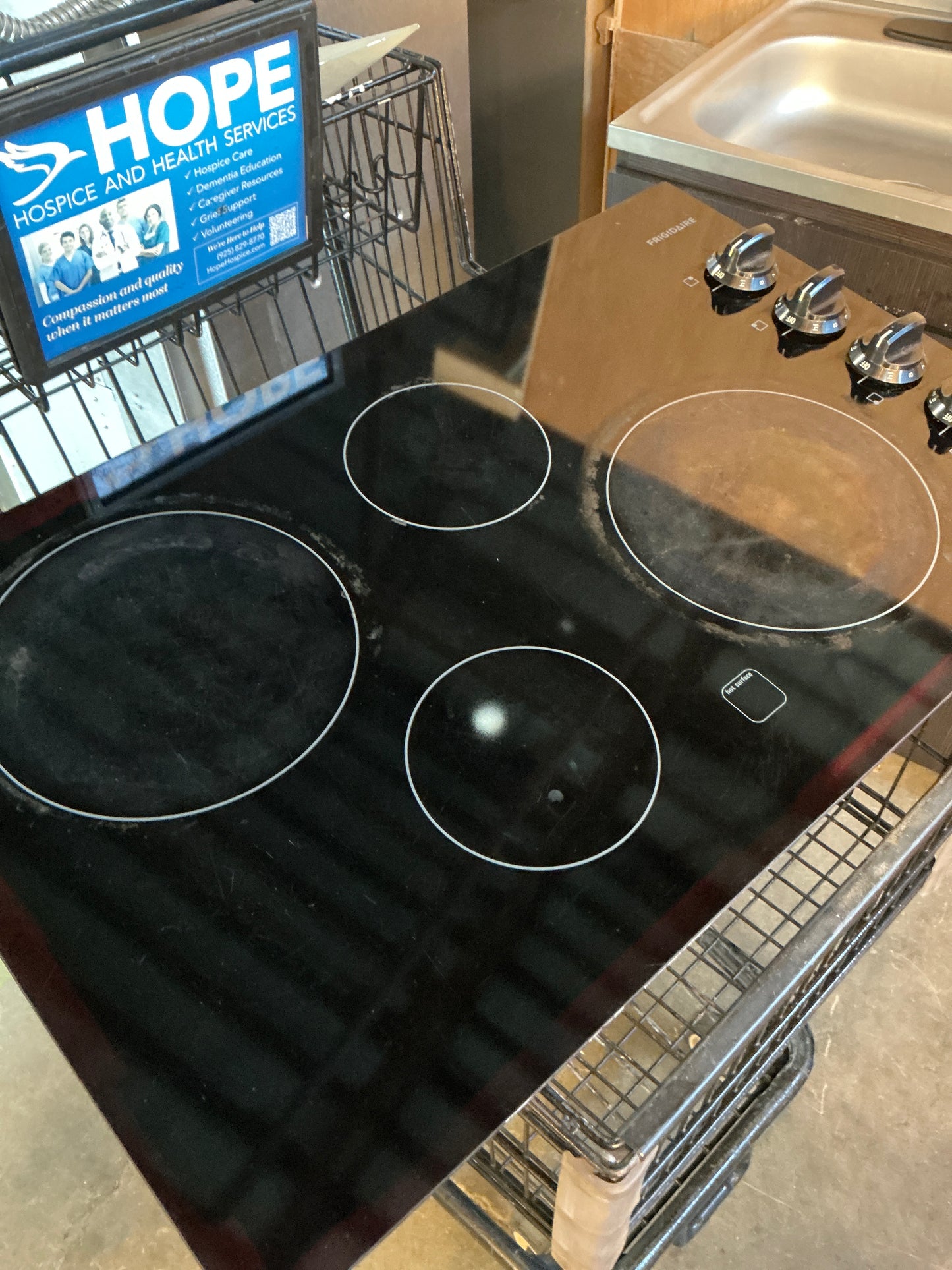 Cooktop, electric, glass, Frigidaire, 32 1/2", CY2