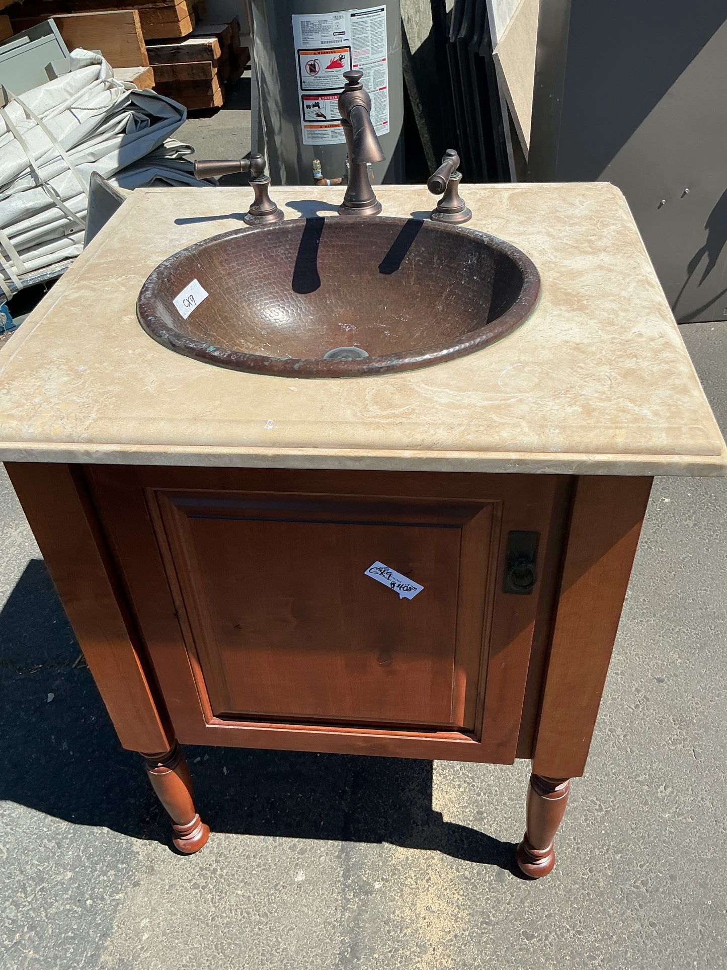 Bathroom vanity, wood, 29", CX9