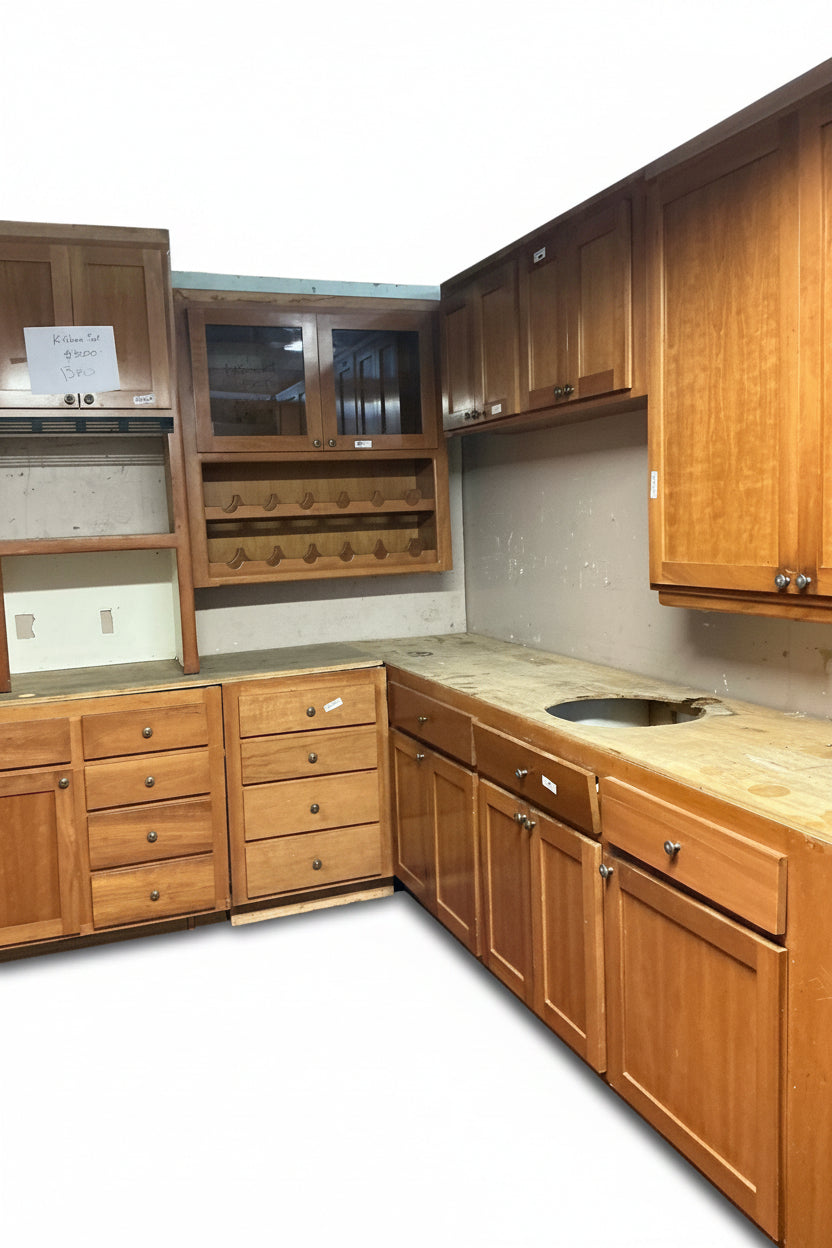 Kitchen Cabinets Set, 13 Pcs, CR1
