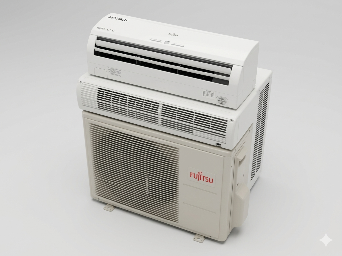 Split Ac Unit, Fujitsu, 2 Pcs, TRP