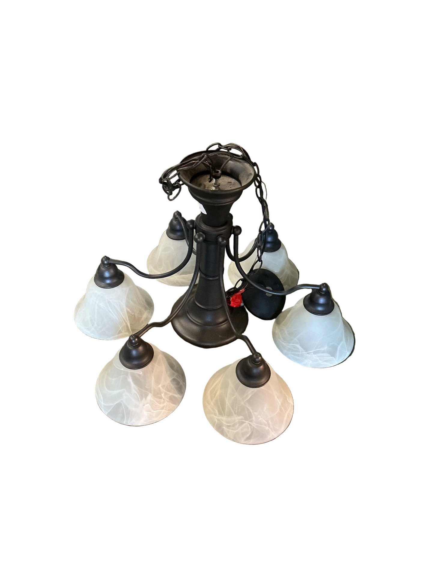 Chandelier Bronze 6 Light CV1