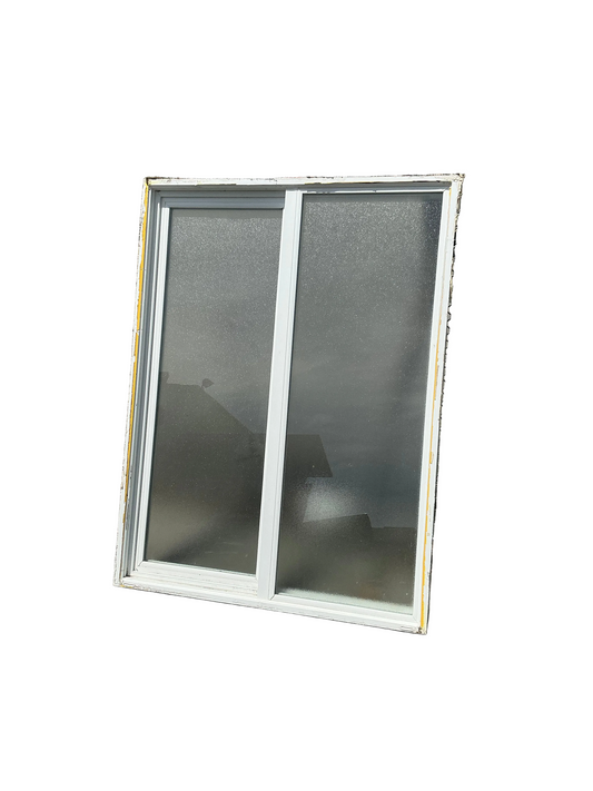 Window Sliding 2 Panel White TRP