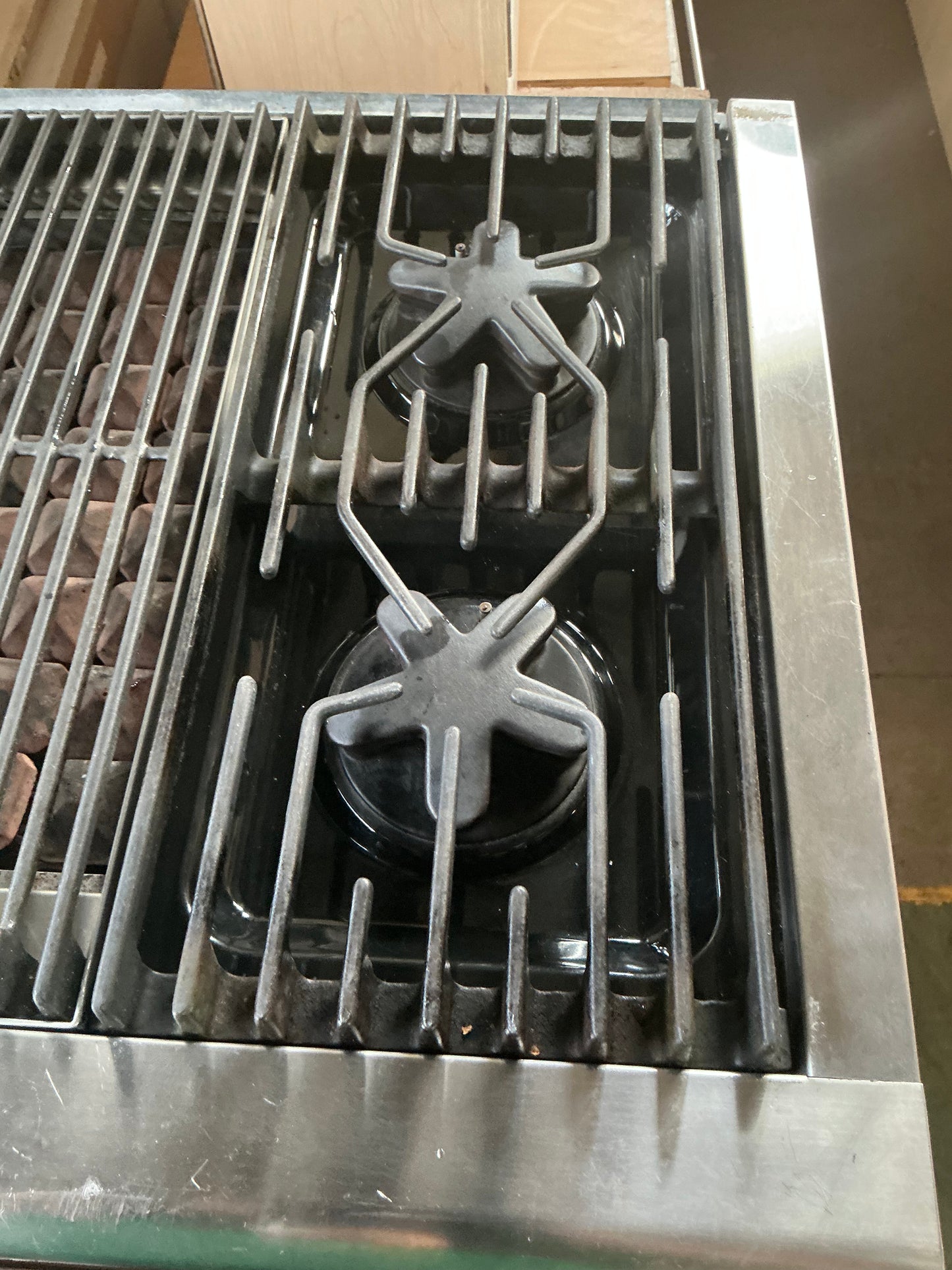 Cooktop, Thermador, gas, 48", 4-burner + grill, CV1