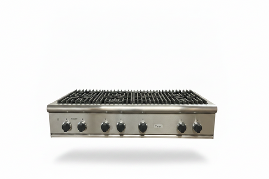 Cooktop, Thermador, gas, 48", 4-burner + grill, CV1