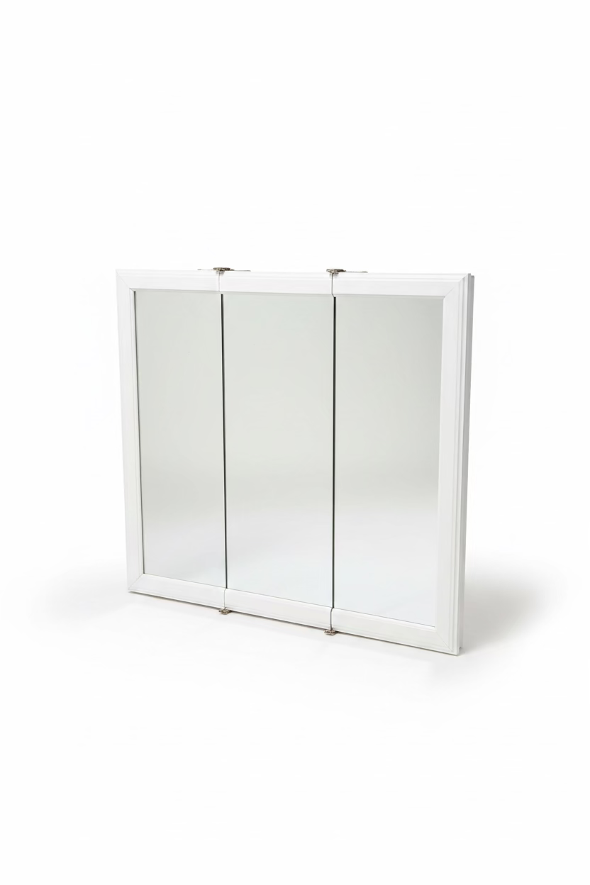 Cabinet · Medicine · Mirror · White · 3-Door · 30×29×4 · PA