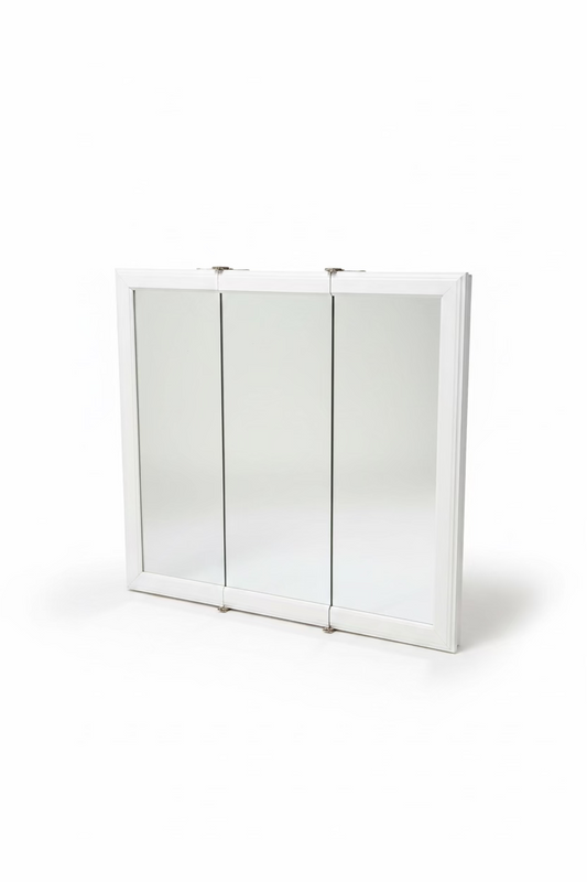 Cabinet · Medicine · Mirror · White · 3-Door · 30×29×4 · PA
