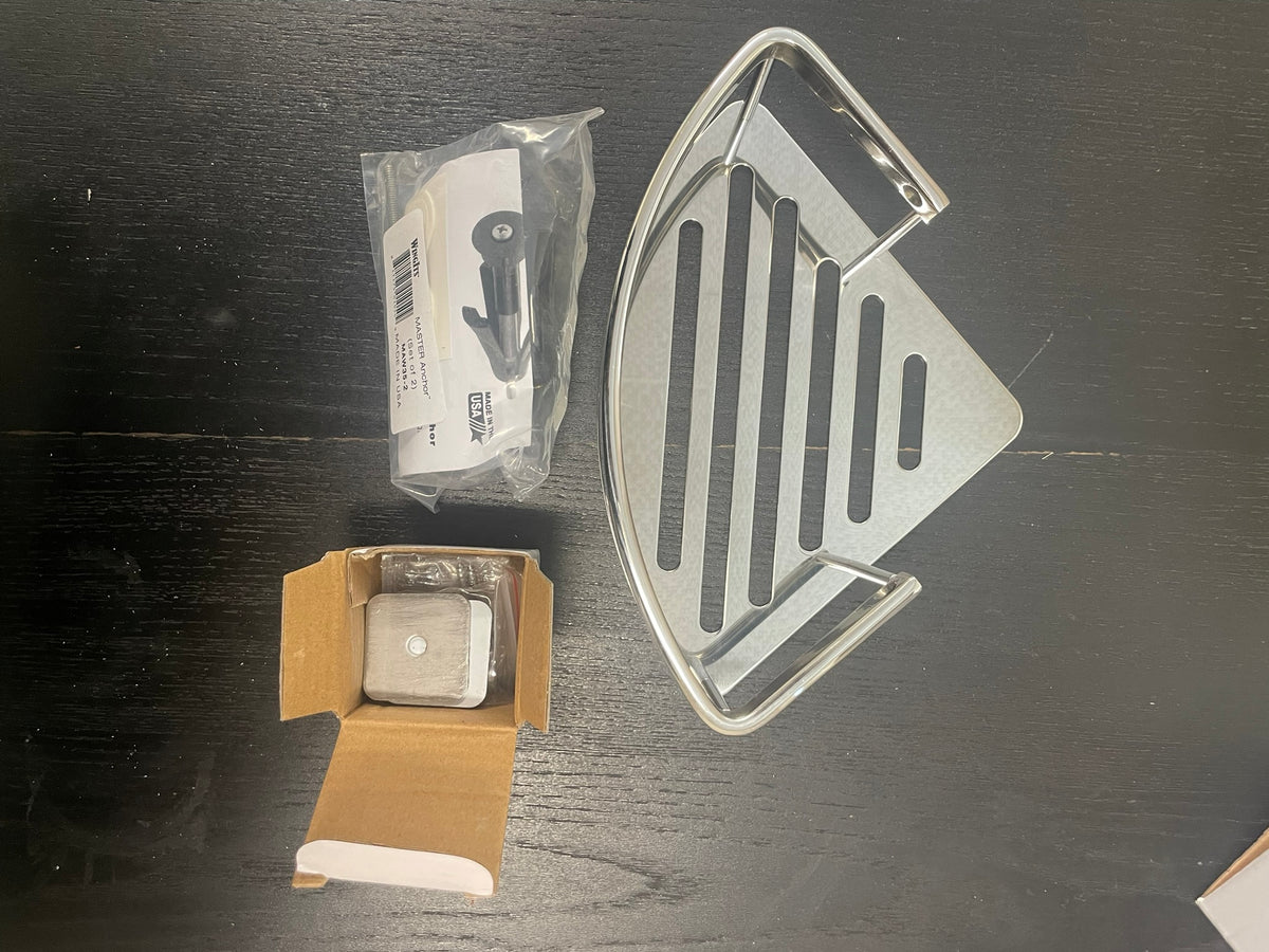 Contour Corner Basket for Bathroom