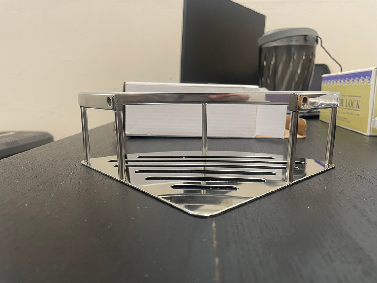 Contour Corner Basket for Bathroom