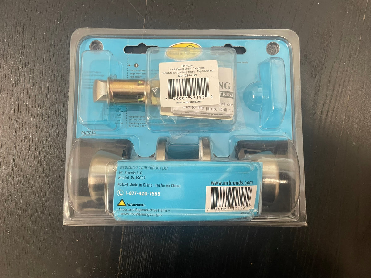 Hall & Closet Door Lock Set