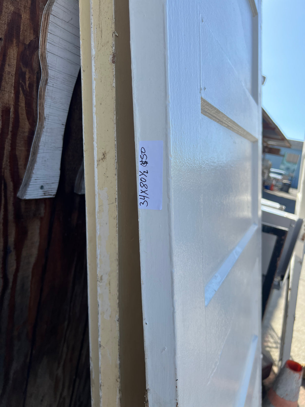 White interior door 34x80.5 | The ReUse People Oakland