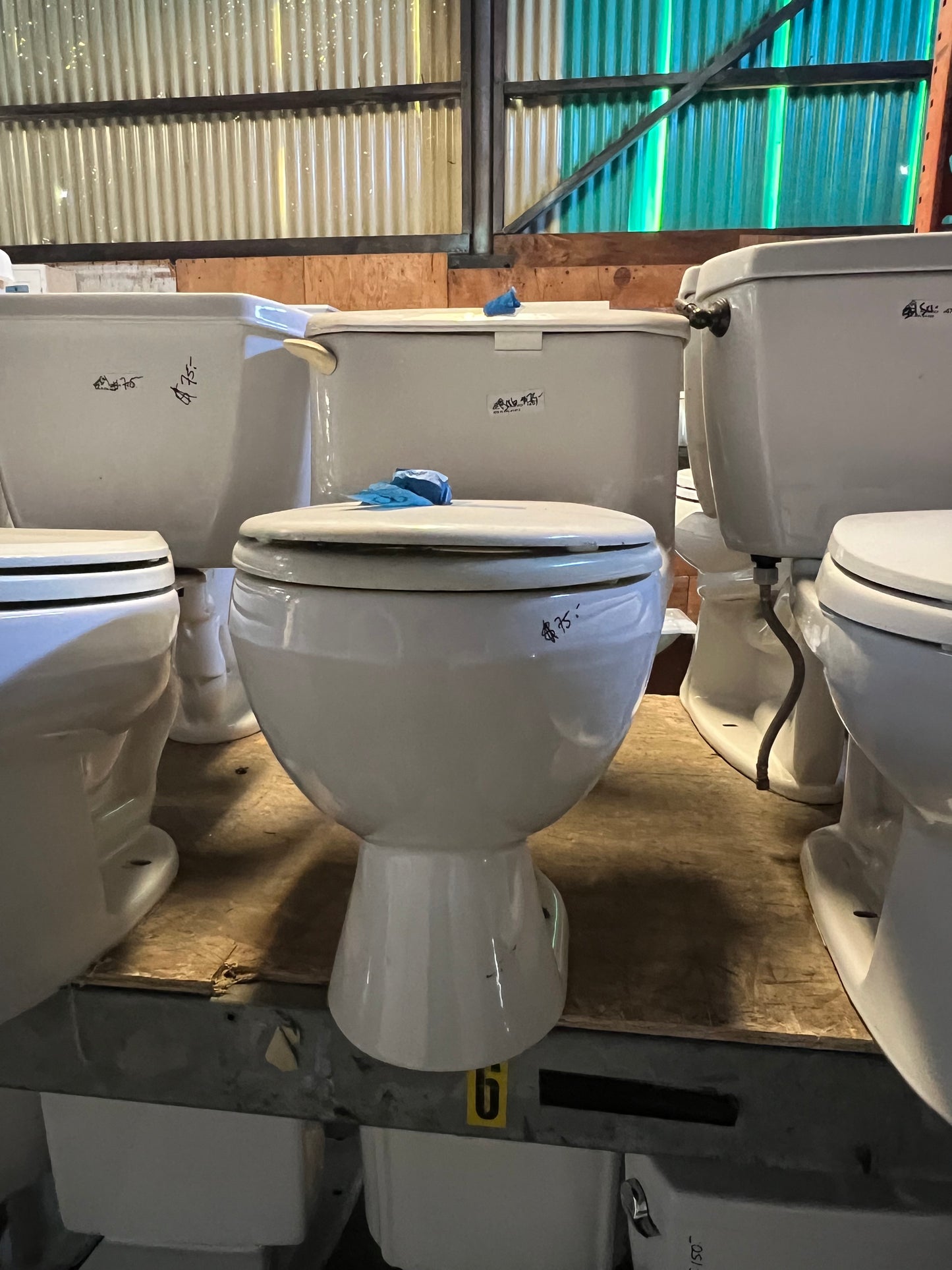 Two-piece toilet white ML-23-012 | The ReUse People Oakland