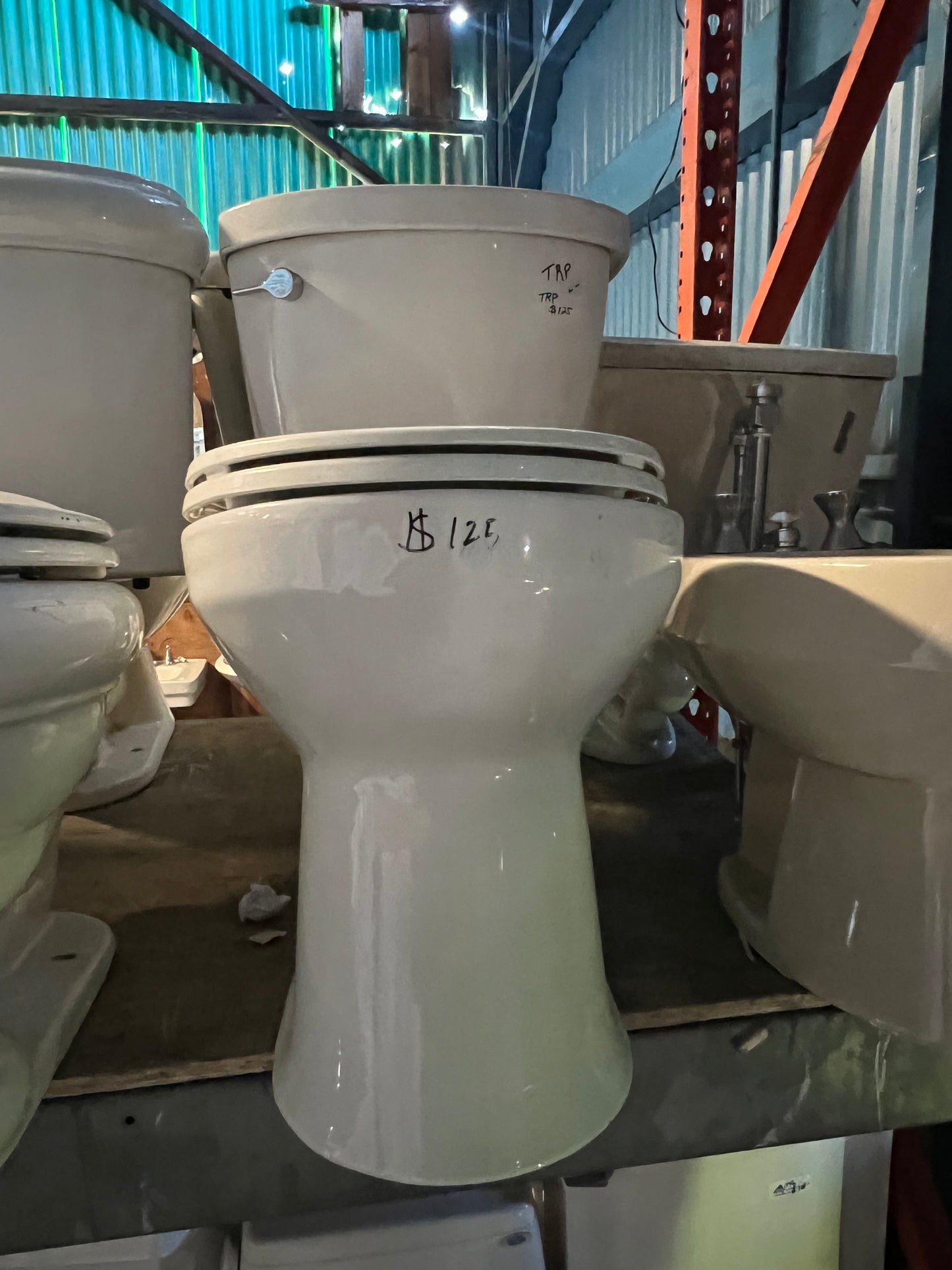 Kohler bone two-piece toilet TRP | The ReUse People Oakland