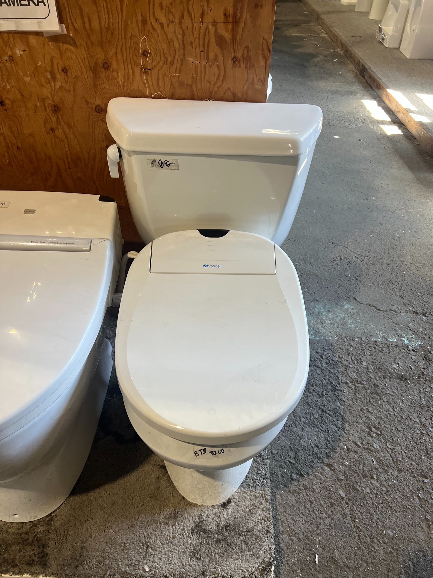 Toilet · Two-Piece · Brondell Bidet Seat · BT5
