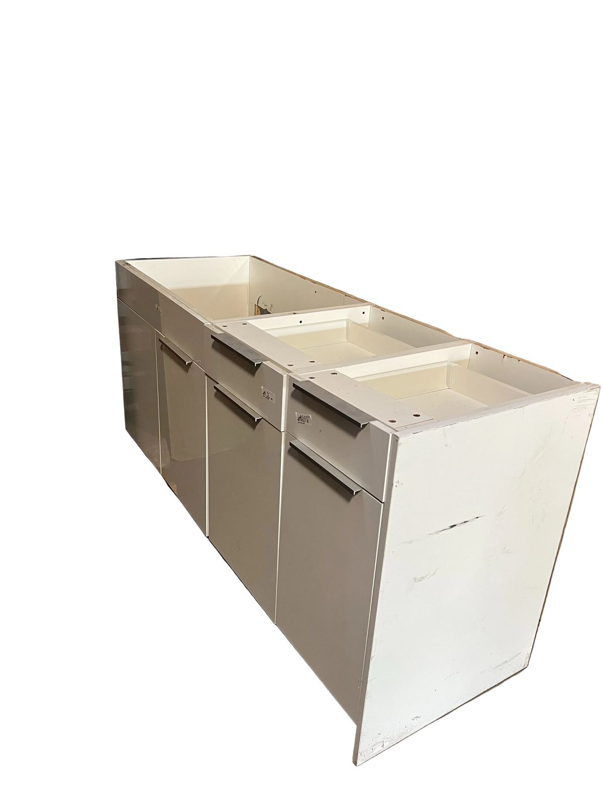 Cabinet · Kitchen Base · White · 3-Unit · 70×35×25 · CU5