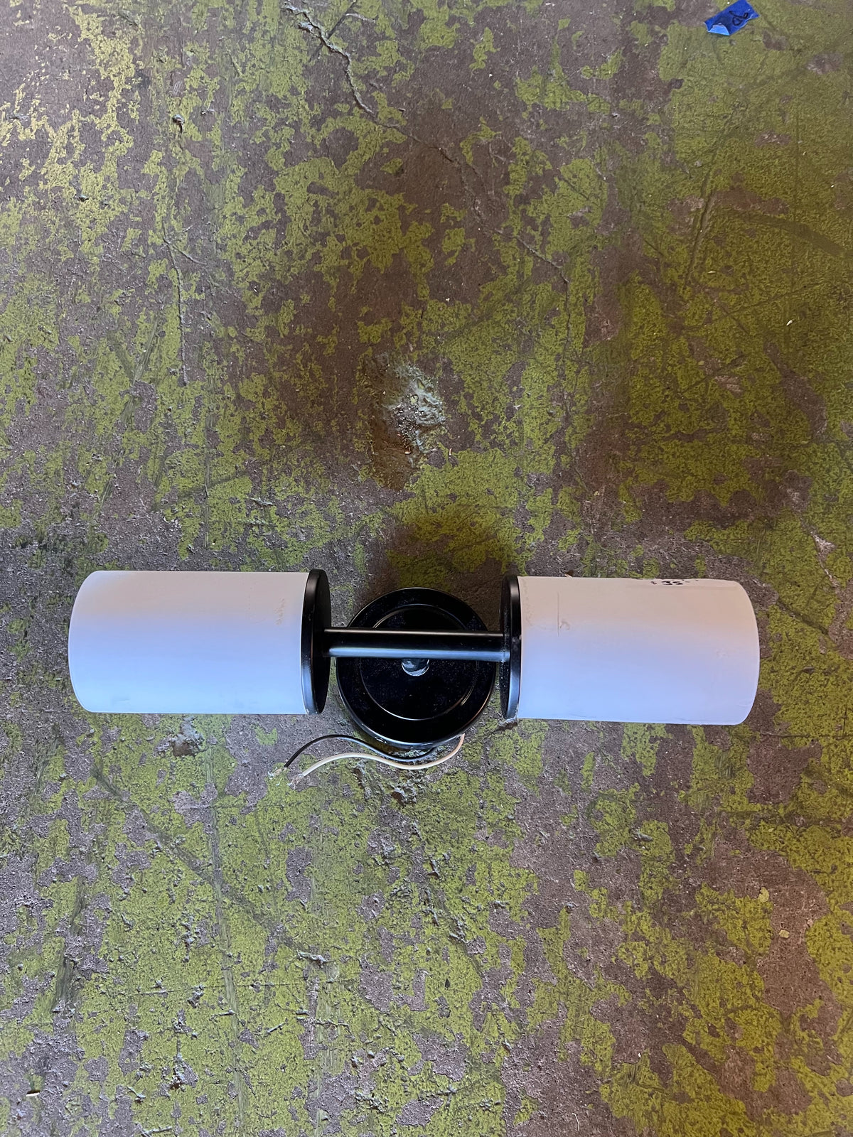 Wall Sconce · Dual Cylinder · Black · CY1
