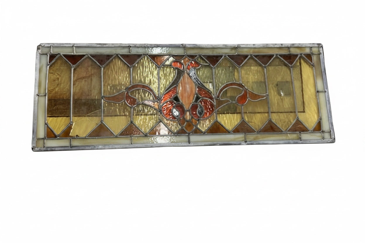 Vintage Stained Glass Window