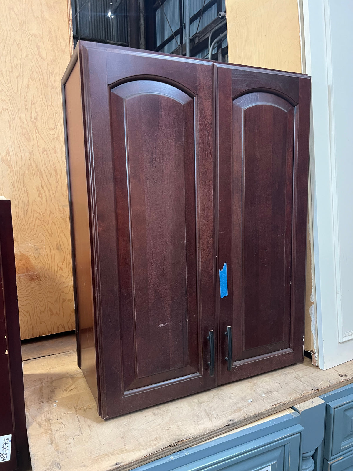 Dark wood kitchen upper cabinet 27x36, TRP | The ReUse People Oakland
