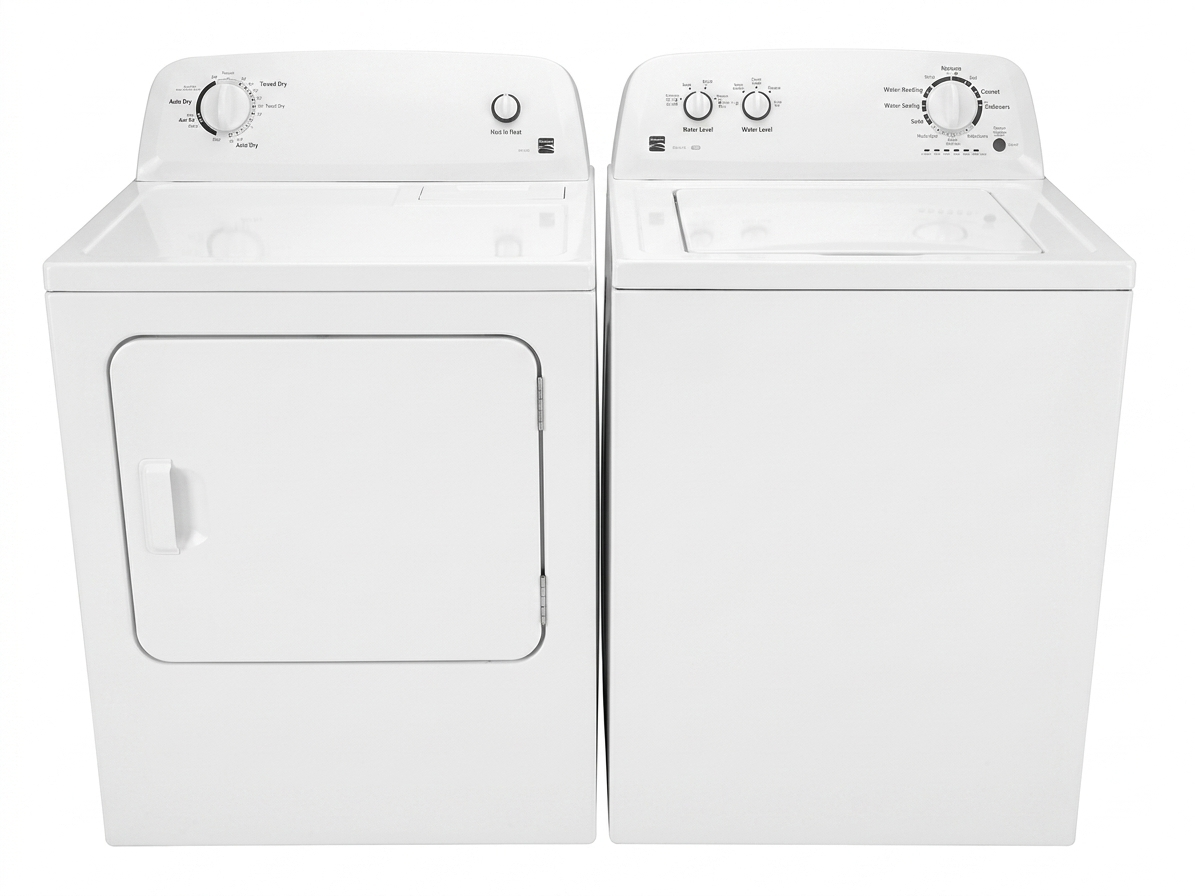 Washer And Gas Dryer Set, Kenmore, TRP