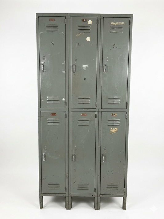 Locker, Metal, 6 Compartment, TRP