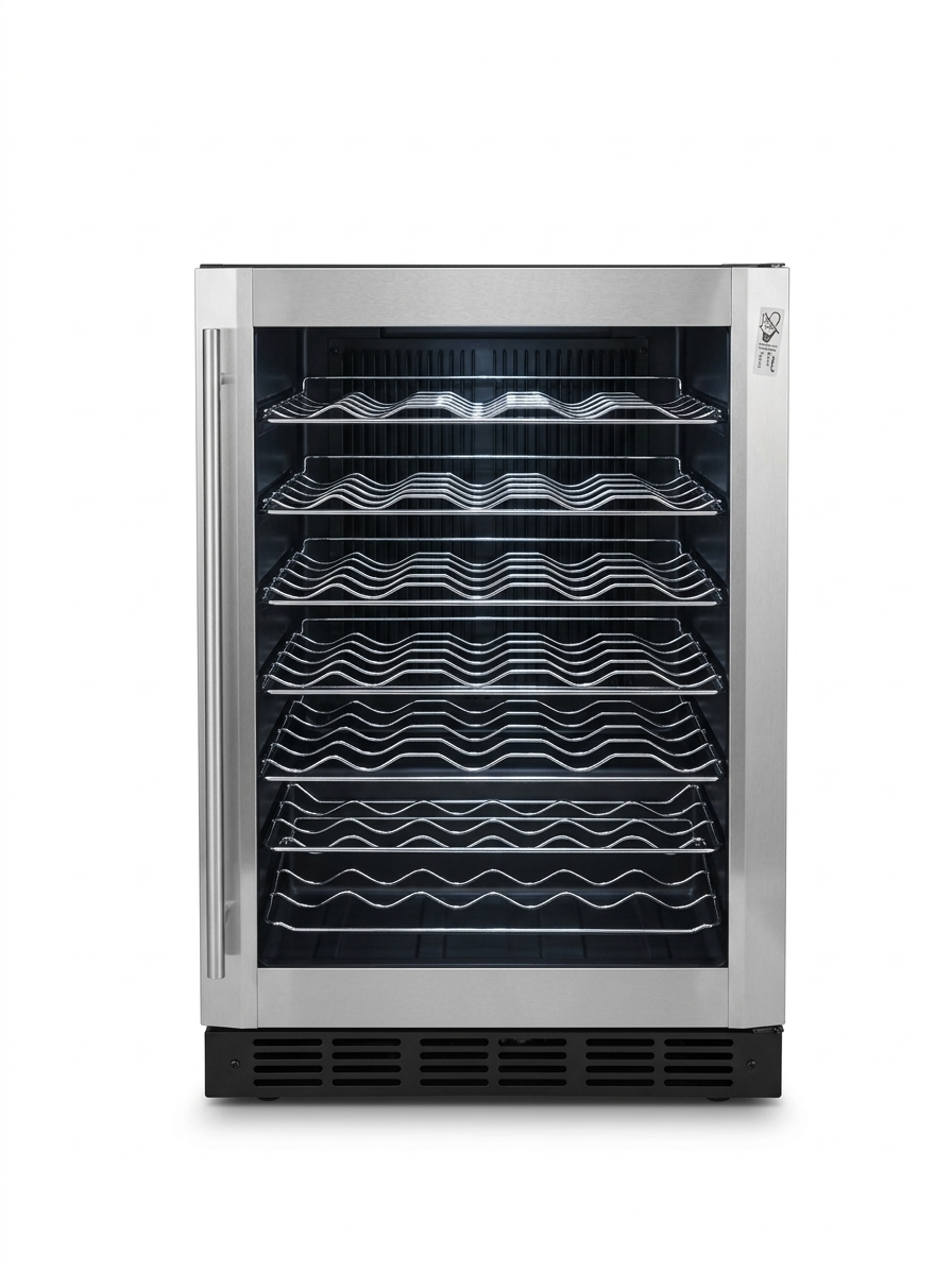 Wine Refrigerator, Magic Chef, 52 Bottles, New, CT9