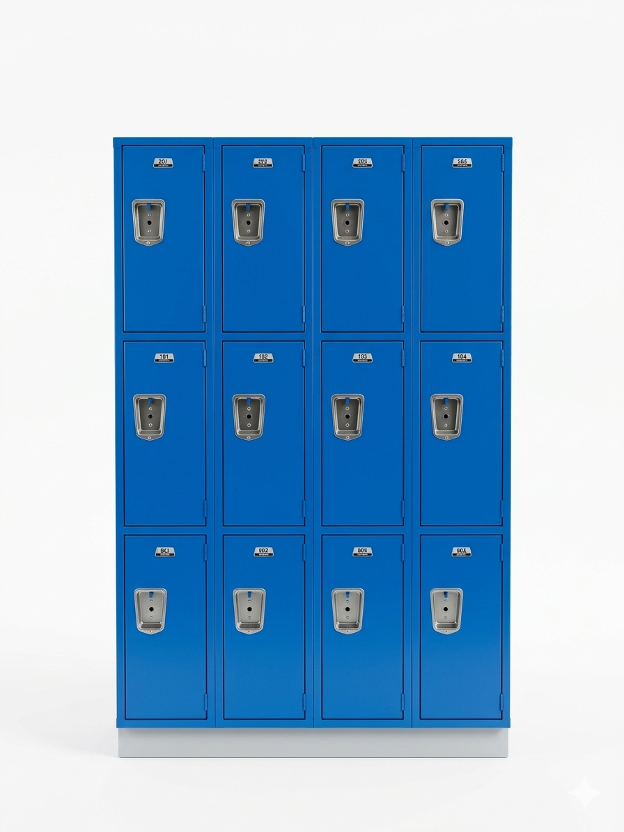 Lockers, Metal, 12 Compartment, AC-C