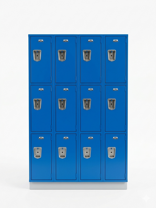 Lockers, Metal, 12 Compartment, AC-C
