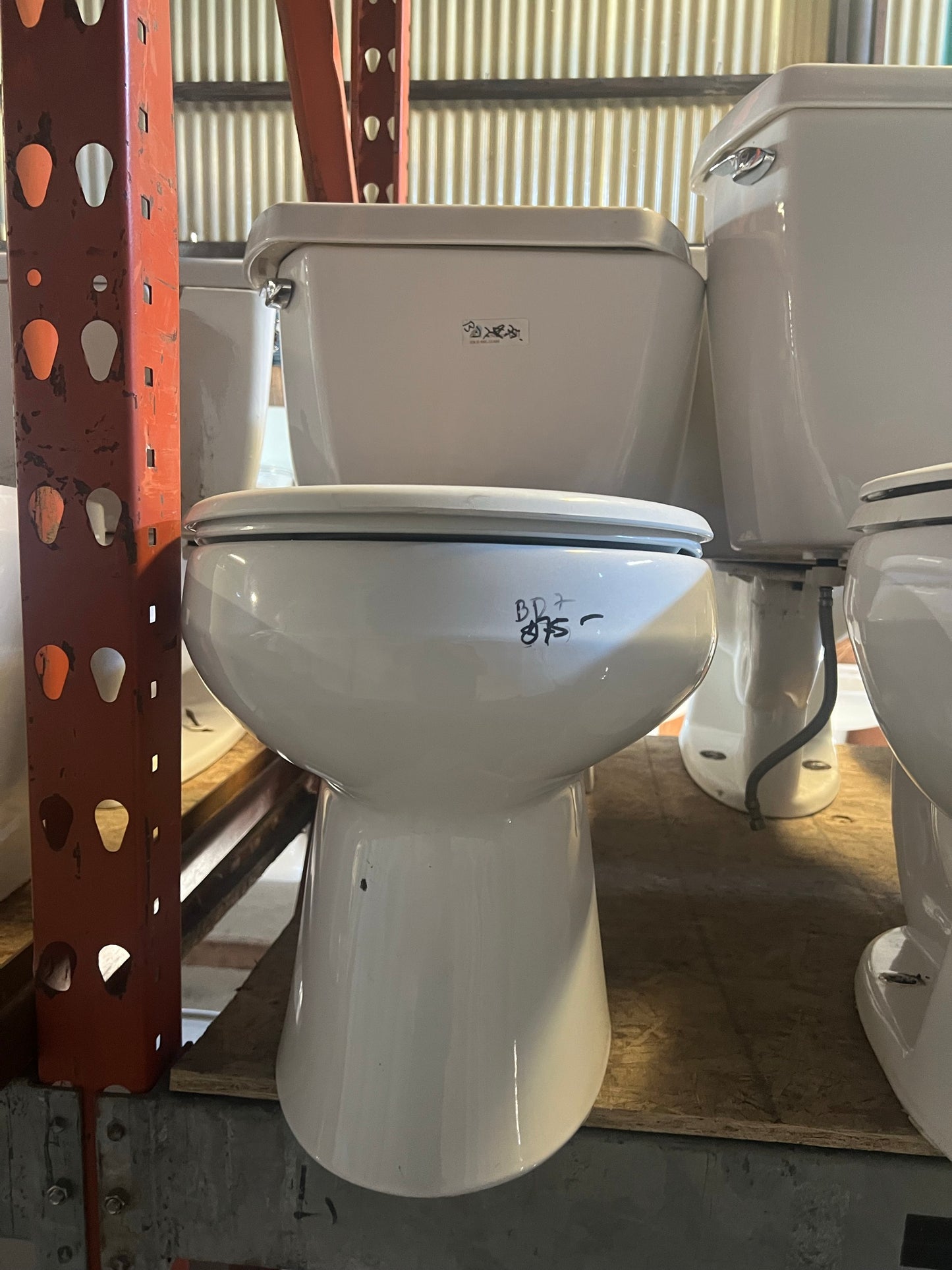 White two-piece toilet, BD1 | The ReUse People Oakland
