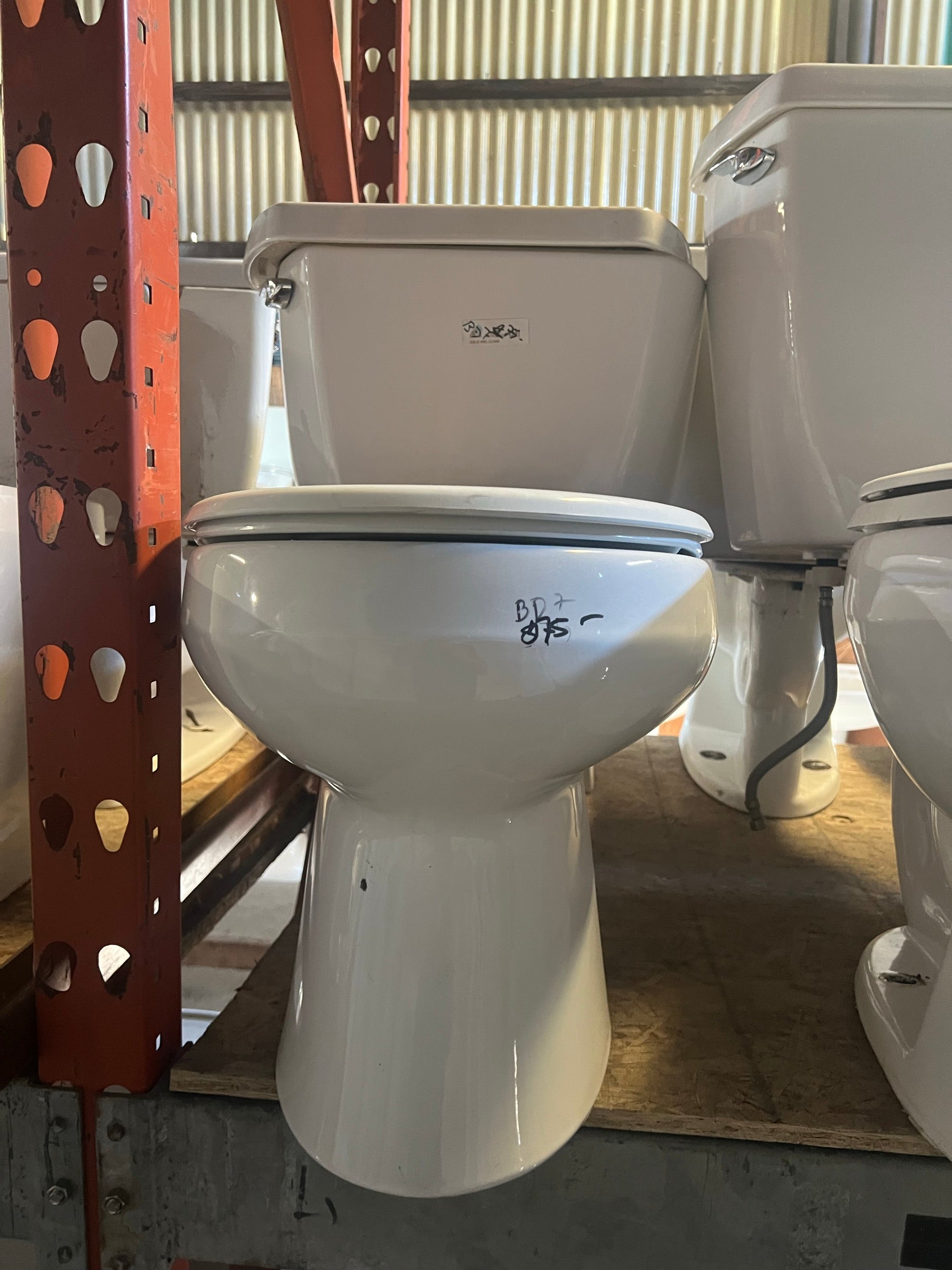 White two-piece toilet, BD1 | The ReUse People Oakland