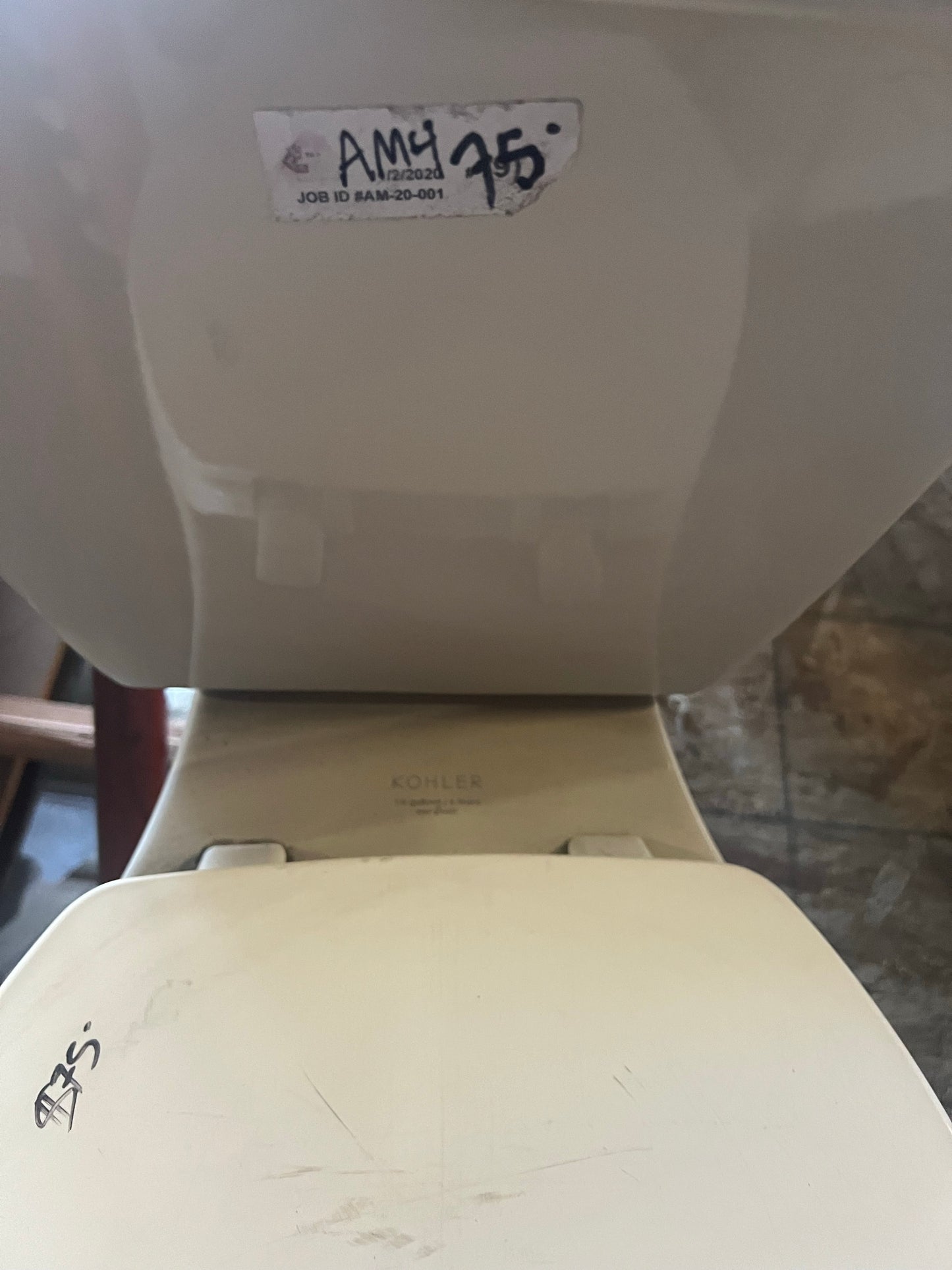 Kohler 1.6 gpf mark on toilet, AM4 | The ReUse People Oakland