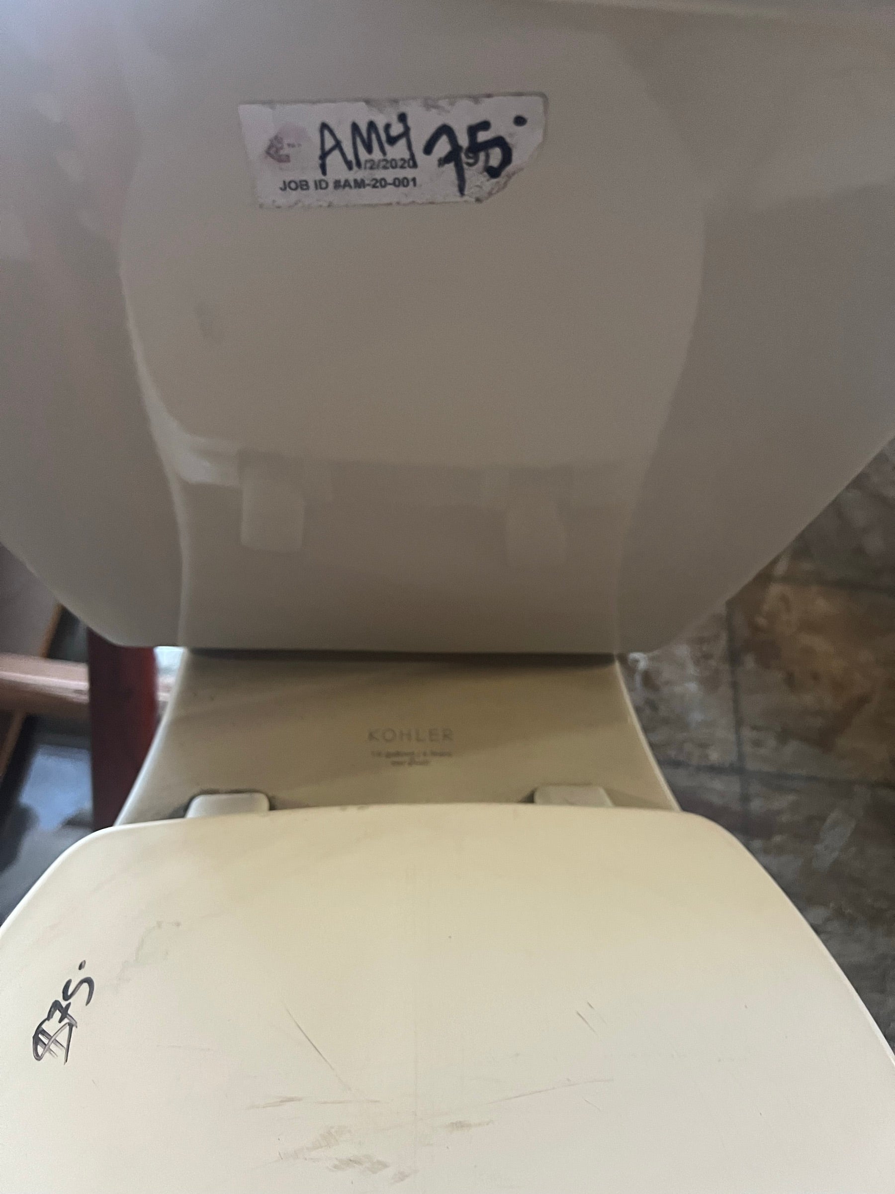 Kohler 1.6 gpf mark on toilet, AM4 | The ReUse People Oakland