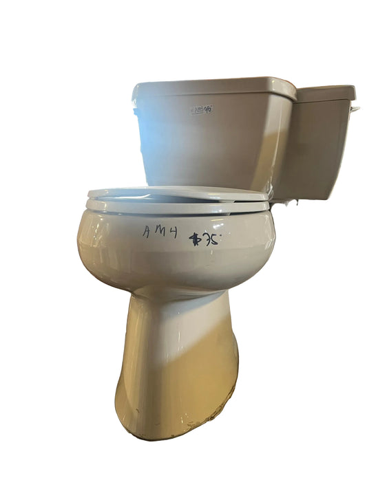 Almond Kohler two-piece toilet, AM4 | The ReUse People Oakland